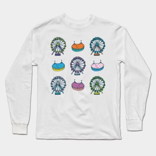 Circus and Ferris Wheels Long Sleeve T-Shirt